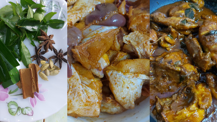 ayam masak bawang ala mamak