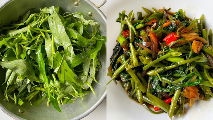 kangkung goreng sos tiram