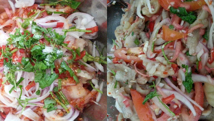 kerabu kaki ayam