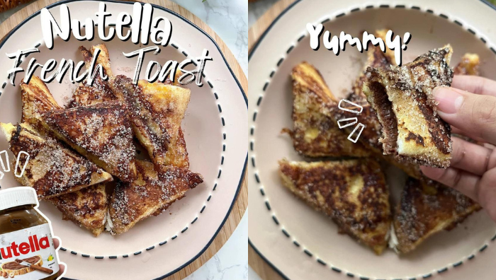 nutella french toast