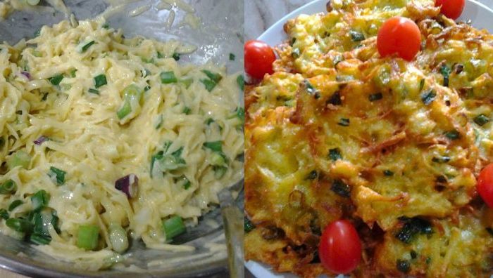 resepi potato fritters