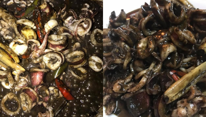 sotong masak dakwat hitam