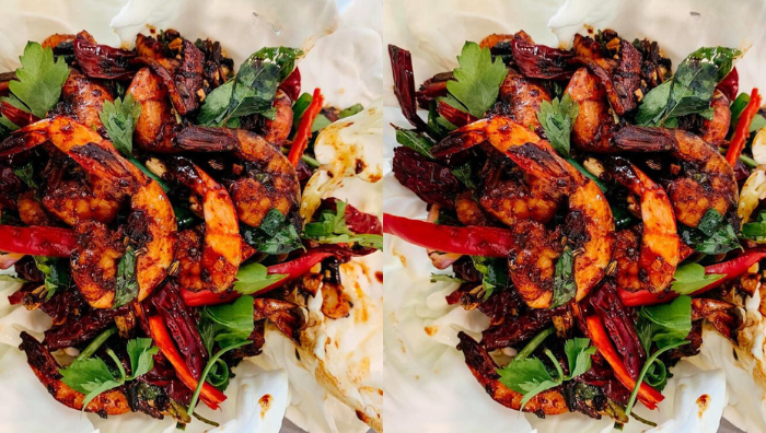 Udang Goreng Minyak Sapi