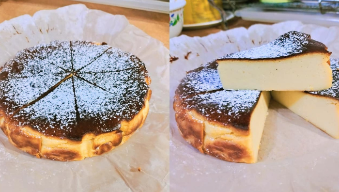 burnt cheesecake