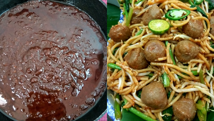 cara buat pes mee goreng
