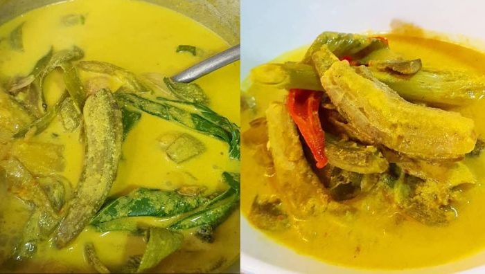gulai lemak pisang