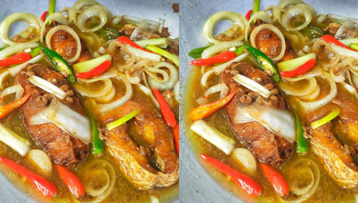 petua ikan masak taucu