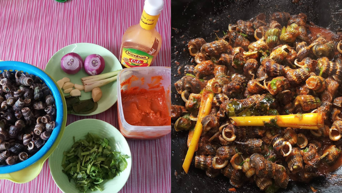 siput sedut masak sambal