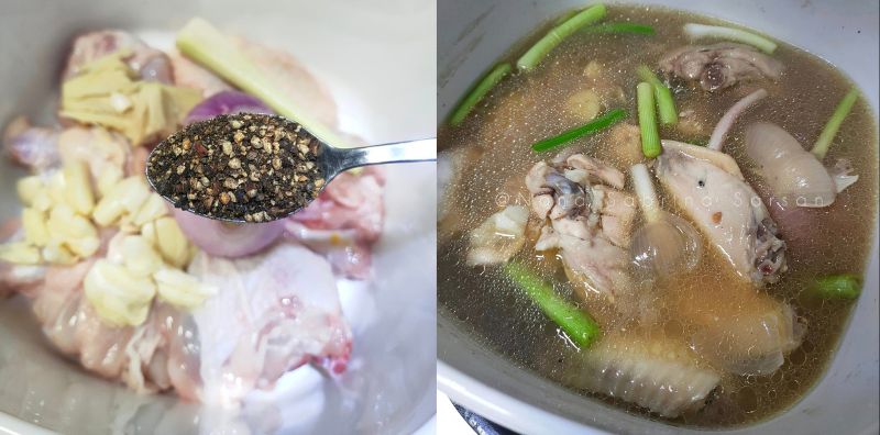 Resipi Sup Ayam Lada Hitam Tanpa Guna Minyak, Yang Tak Sihat Terus Rasa Segar!