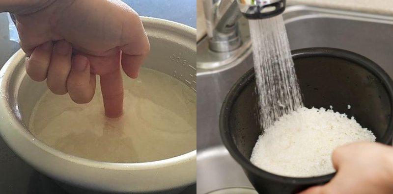 Cara Sukat Air Guna Jari Untuk Masak Nasi, Pulut Dan Bubur