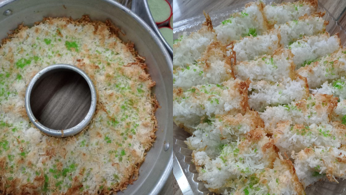 kuih dangai gula hijau