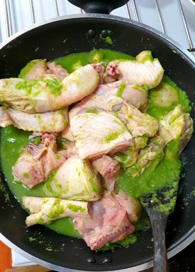 resepi kari ayam hijau