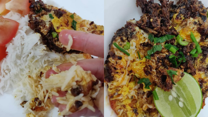 sambal telur versi garing