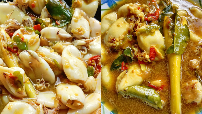 sotong masak pedas