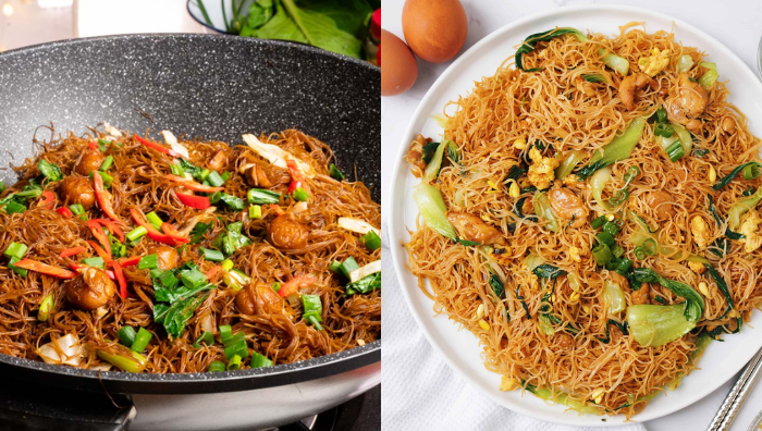 bihun goreng udang kering