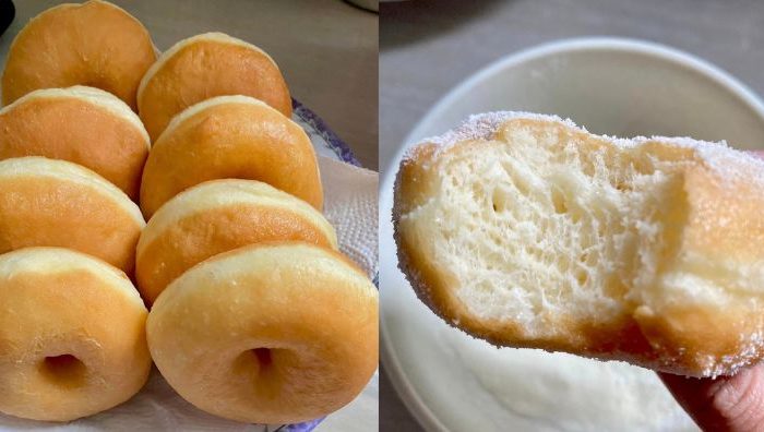 cara buat donut gebu