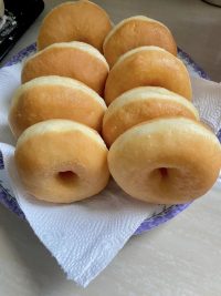 Cara Buat Donut Gebu Ada White Ring Baru Lembut Elok Sampai Malam