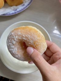 Cara Buat Donut Gebu Ada White Ring Baru Lembut Elok Sampai Malam