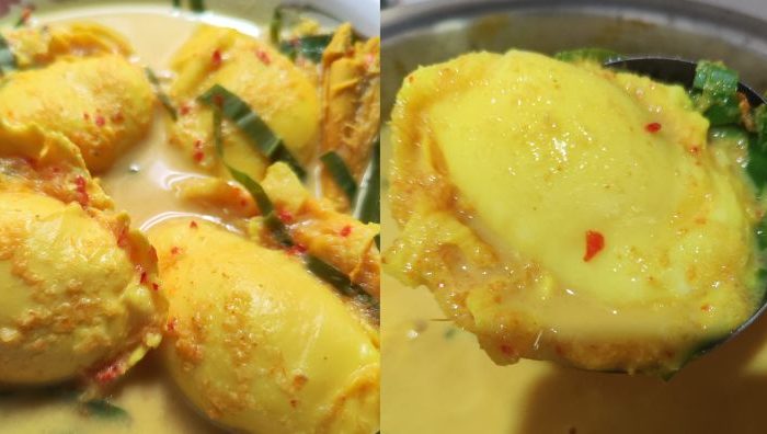 gulai lemak telur itik