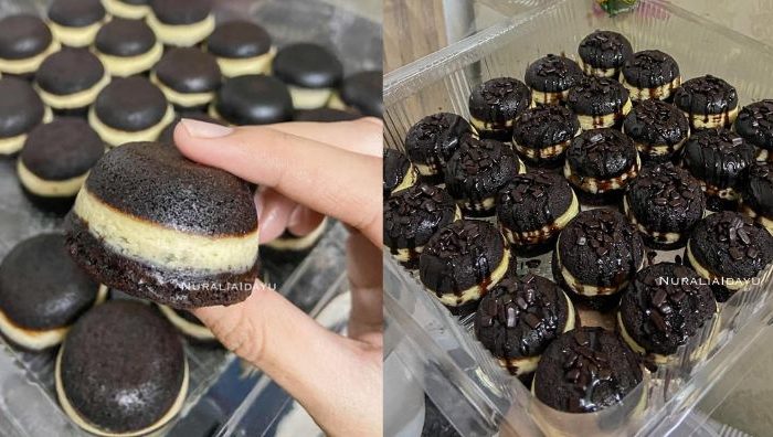 kek coklat cheese