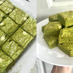 Matcha Brownies Ikut Resipi TikTok, Peminat Green Tea Mesti Suka!