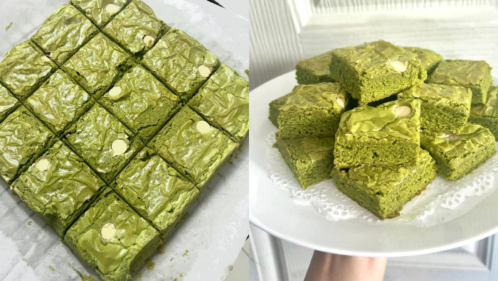 matcha brownies
