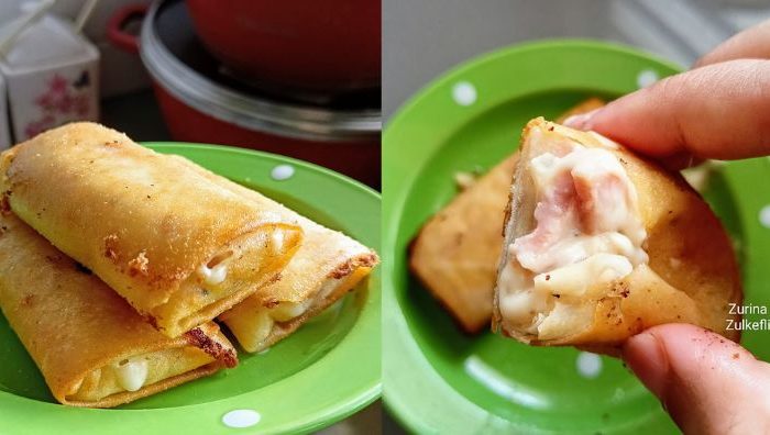 resepi popia carbonara