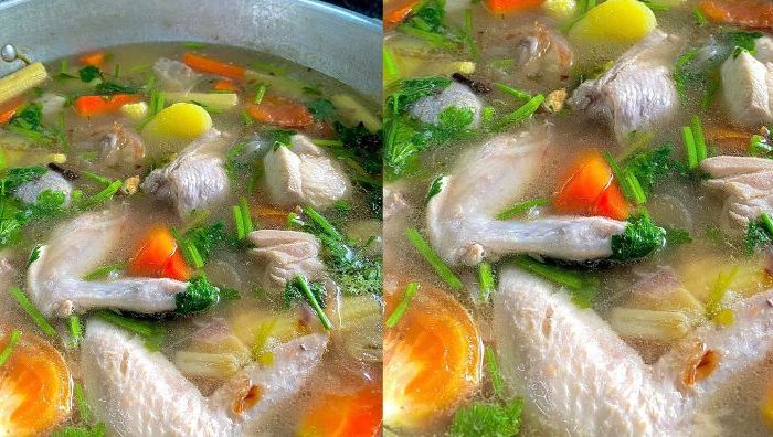 cara buat sup ayam