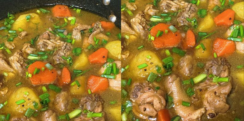 Resipi Ayam Stew Dengan Kentang & Lobak Merah, Cara Mudah Tapi Sedap Sangat!
