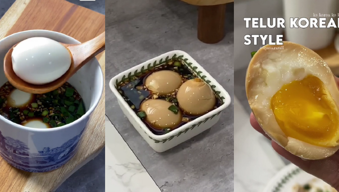 telur kicap korean style