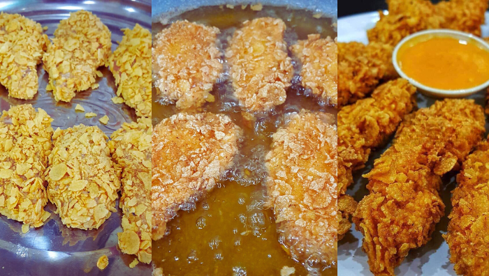 ayam goreng cornflakes