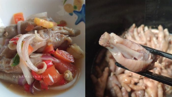 kerabu kaki ayam siam