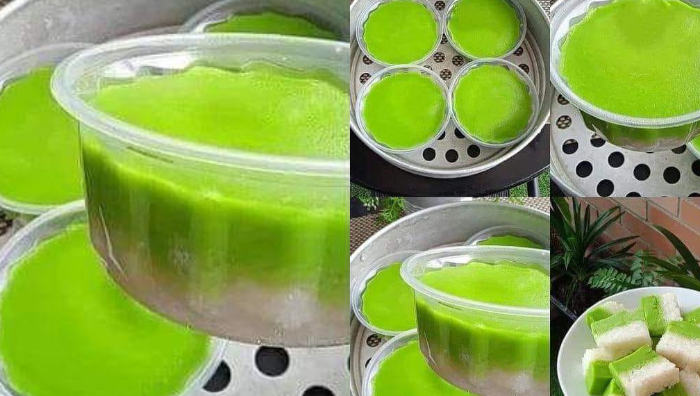 kuih seri muka pandan