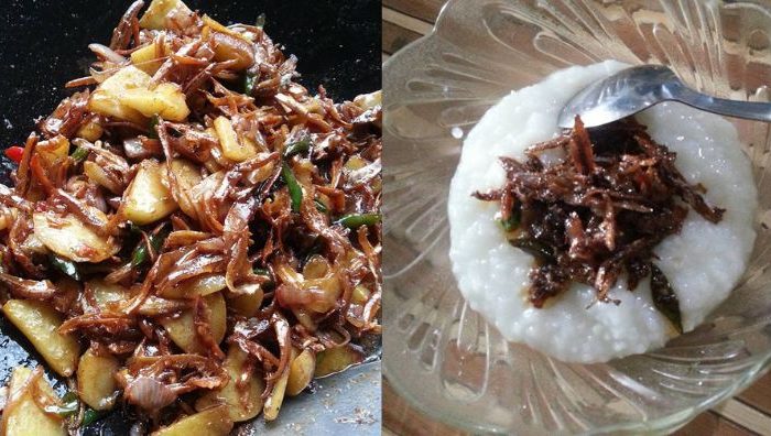 ikan bilis masak kicap