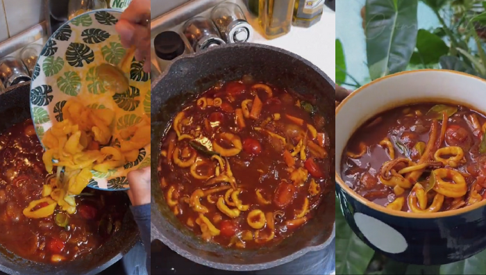 resipi paprik sotong
