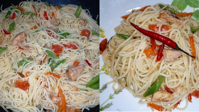 spaghetti tuna