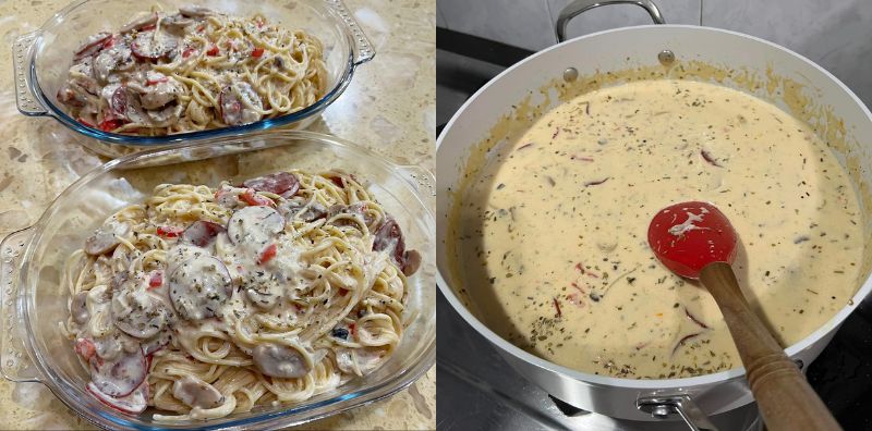 Cara Masak Spaghetti Carbonara Versi Express, Campak-Campak Dah Siap!