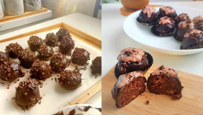 biskut raya coklat