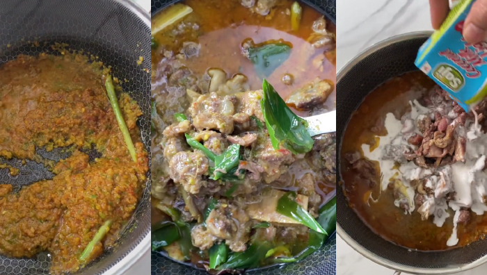 gulai daging tetel