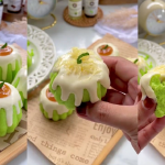 Kek Pandan Mini Cheese Ikut Sukatan Cawan, Satu Adunan Dapat 15 Biji