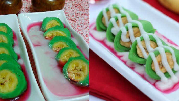 kuih pisang hijau sabah