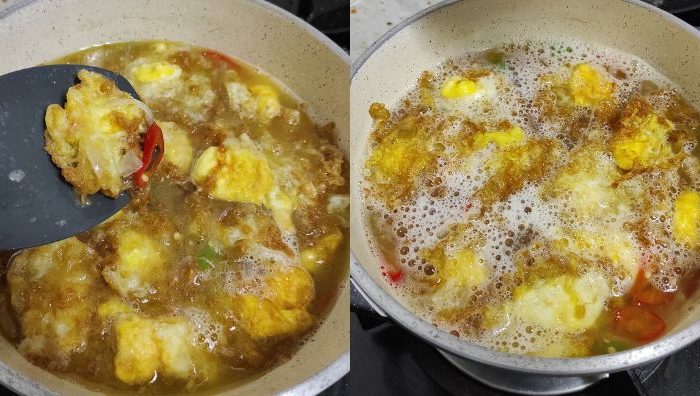 resepi sup telur