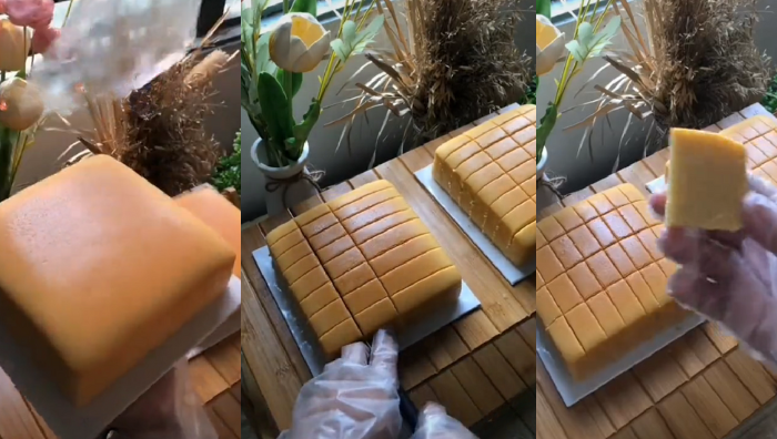 resipi golden buttercake