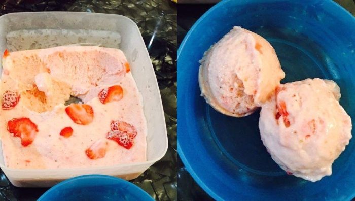 aiskrim homemade mudah