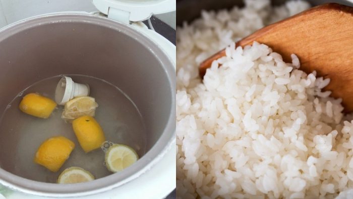 cara cuci periuk nasi