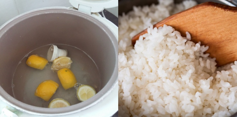 cara cuci periuk nasi