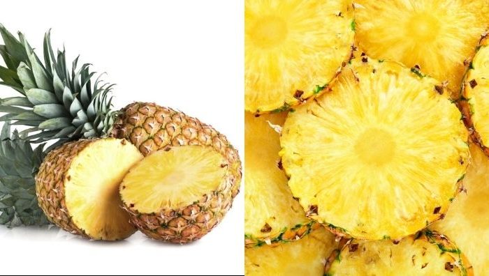 cara kupas nanas