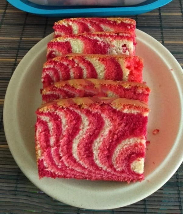 kek minyak red velvet