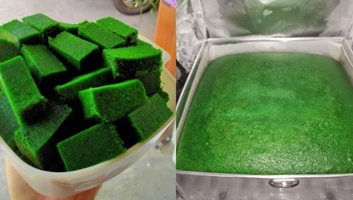 resepi kek lumut