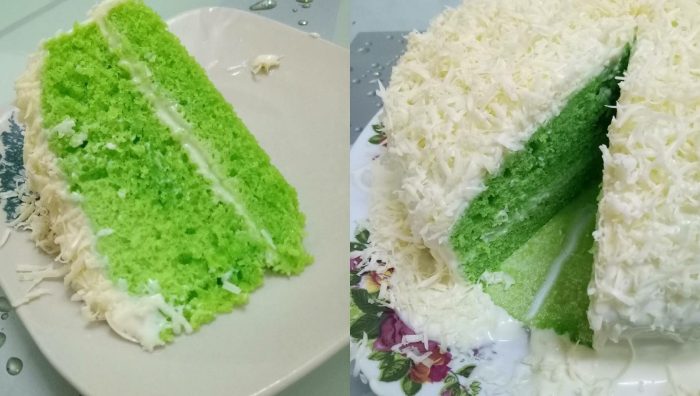 resepi kek pandan kukus